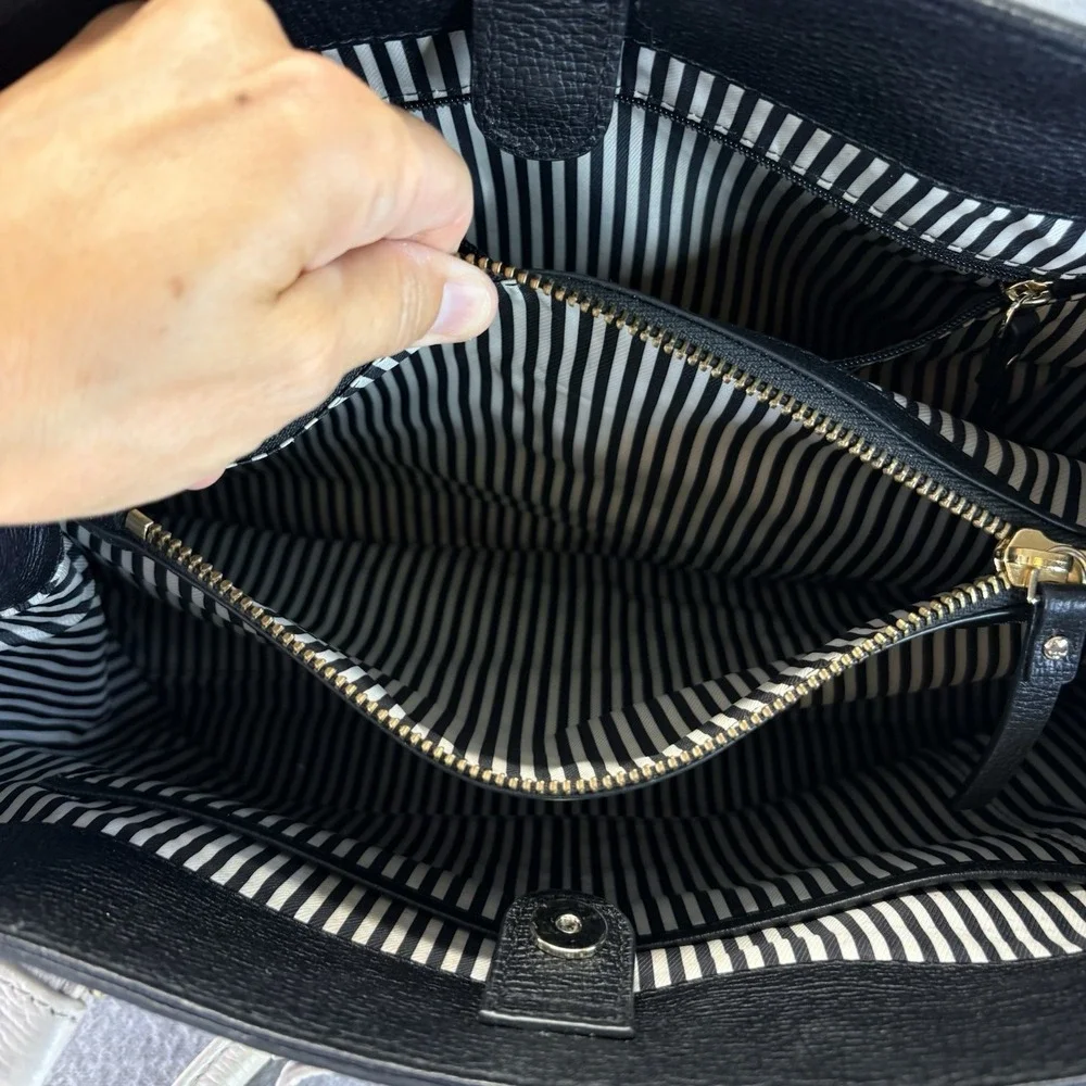Kate Spade New York Henderson Street Maryanne Pebbled Leather Tote Bag bow *Read